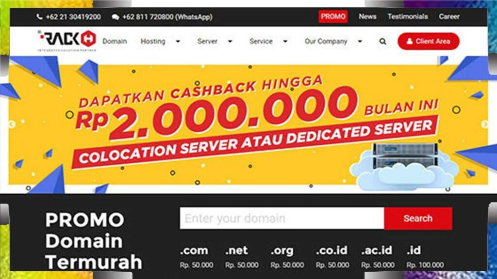 daftar penyedia layanan hosting gratis Rackh