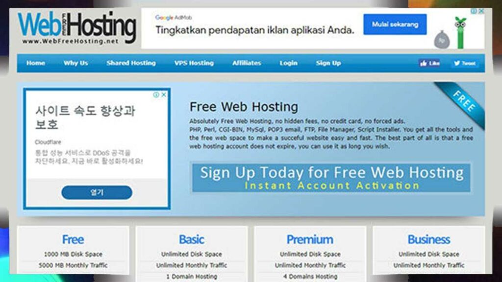 web free hosting