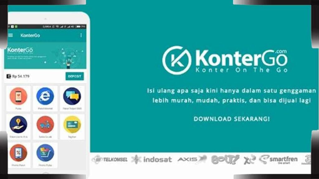 aplikasi bisnis pulsa murah terbaik KonterGo